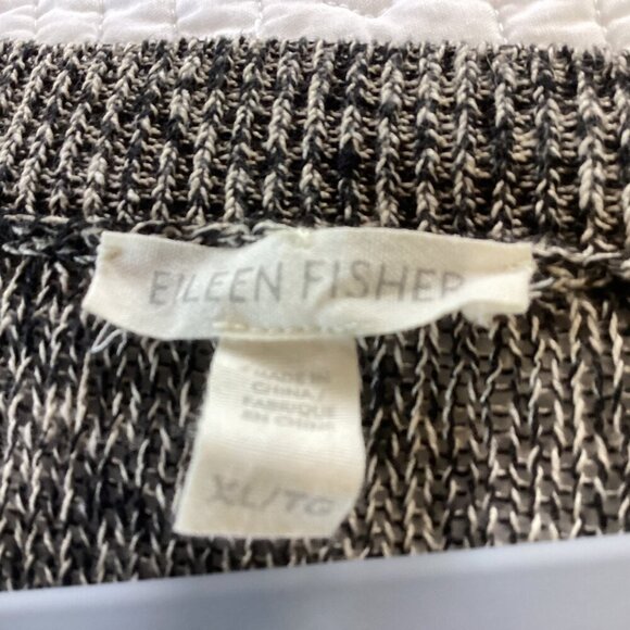 EILEEN FISHER Linen Sweater Knit Pullover Women Size XL - Picture 3 of 7